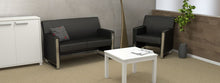 Load image into Gallery viewer, Politan 1 Seater Black faux leather

